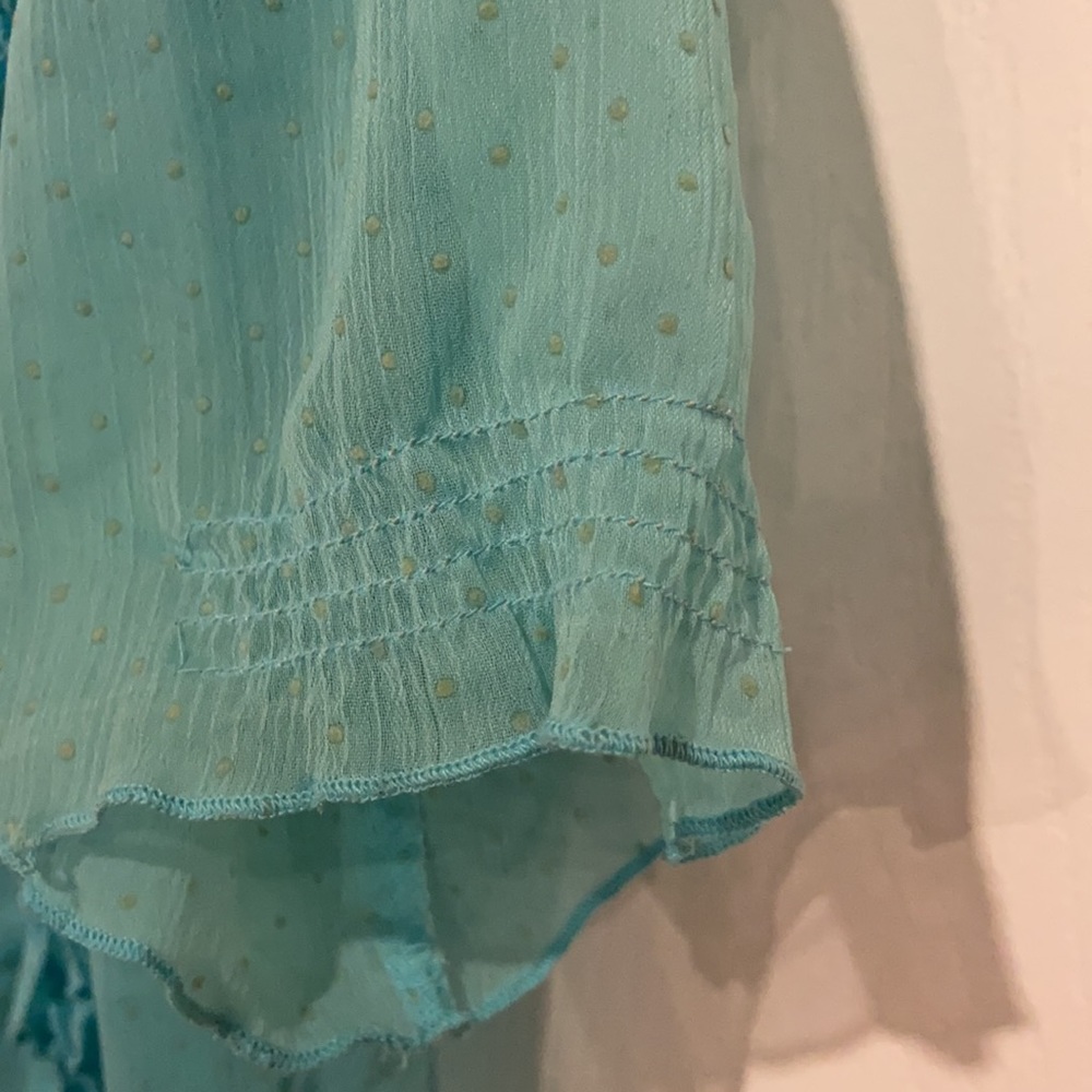 Ladies Ruffle Double-Breasted Blouse - Picture 7 of 10